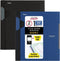 Five Star Advance Spiral Notebooks + Study App, 2 Pack, 1 Subject, College Ruled, 100 Sheets, 11" x 8-1/2", Black,