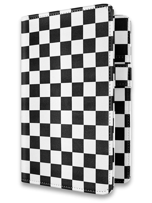 Waitress Server Book Retro Checkerboard Server Wallet Organizer, Simple Guest Check Holder