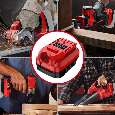 Adapter for Craftsman V20 Cordless Tools, Converts Makita 18V Li-ion Battery to Craftsman 20V Power Tool