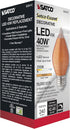 Satco 4.38 Inch 4W C15 LED Medium Base Replacement Lamp