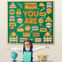 Sets Set Construction Bulletin Board Decoration Construction Affirmation Station Bulletin Board Inspirational