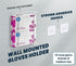 2 Alpine Glove Holder for Wall Mount - Latex Glove Holder Wire Glove Dispenser for Wall Disposable Glove Box & Tissue