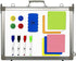 Whiteboard Set, 16 x 12" Foldable Dry Erase Board with Eraser, Markers, Magnets, and Labels