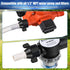 Dreyoo 1/2 Inch x 14 NPT x 1/2 Inch Barb Straight Swivel Adapter, RV Water Pump Fittings, 2 Pcs