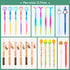 Cute Kawaii Mechanical Pencils Set - 12PCS with Lead Refills & Erasers, 0.5mm & 0.7mm for Kids Girls
