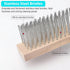 Enwomaty 62" Concrete Scrub Brush - Concrete Brush Wire Broom with Long Handle - Deck Brushes for Scrubbing Heavy Duty
