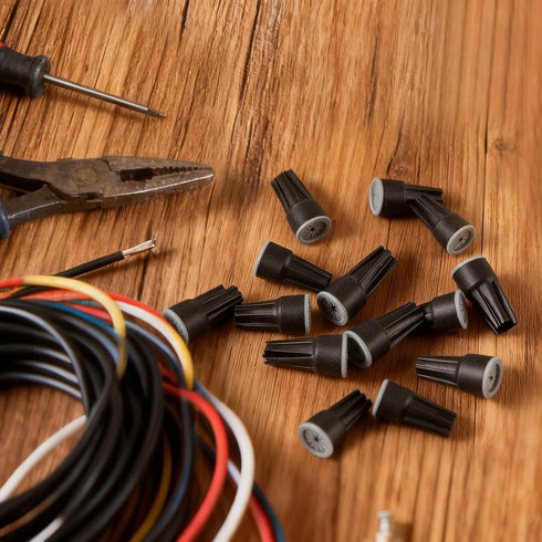 186Hub 10PCS 8AWG-22AWG, Waterproof Wire Electrical Connectors Outdoor Seal Twist Nuts Caps Cable Terminal Connector