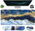 Ergonomic Large Mouse Pad and Keyboard Wrist Rest, 4-in-1 Gaming Desk Pad with Wrist Support - Light Blue
