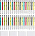 IANFAN 36 Pcs 6 in 1 Multitool Tech Tool Pen with Ruler, Level