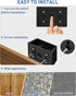 IP65 3000K CORESLUX Solar Outdoor Wall Lights, Up and Down Waterproof Wall Lighting, Outdoor Solar Lights