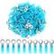 160 PCS Heat Shrink Ring Terminals, Insulated Blue Ring Terminals for 16-14 AWG Automotive Electrical