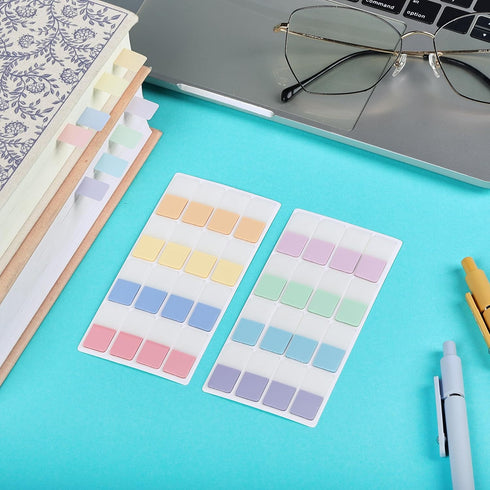 Mr. Pen Sticky Index Tabs, 480 Pcs, Pastel Sticky Tabs for Notebooks, Page Markers for Binders and Books