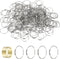 MECCANIXITY 300pcs Mini Split Rings, 16mm 304 Stainless Steel Jump Ring Small