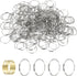 MECCANIXITY 300pcs Mini Split Rings, 16mm 304 Stainless Steel Jump Ring Small