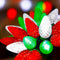 HAYATA Christmas Lights 50 LED Strawberry String Light - Fairy Xmas Decor