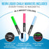 Cinch Magnetic Dry Erase Chores Chart for Kids (17x20 inches, Black) - 6 Whiteboard Markers with Magnets