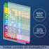 Palace Learning 5 Pack - Preschool Curriculum Kit on CD & ABC Alphabet + Numbers 1-10 + Shapes + Colors Poster Set