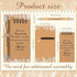 Sayglossy 24 Sets Graduation Appreciation Gift Inspirational Mini Spiral Notebooks Motivational Bamboo Pens with Cards