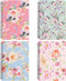 Spiral Notebook 5×7 Inch, 4 Pack, Small College Ruled Hardcover Floral Journals, 320 Sheets/640 Pages, B6 Size