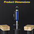 Set, 1/4 Inch Trimming, 1-3/16", 3/8" Professional Flush Trim Router Bit Shank Bottom Bearing, Carbide Tipped