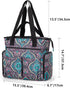 15.6' LoDrid Nurse Bag with Padded Bottom, Medical Work Bag for Nurses & Home Visits, Fits Laptop, Suitable for RN, PA