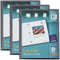 Avery Lay Flat Report Cover with 3 Plastic Fasteners, Clear Front Window, Holds up to 50 Sheets, 3 Gray Covers (47781)