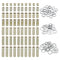 PATIKIL M10 Round Head Hollow Screw Bolts, 4 in 1 / 140Pieces Chandelier Fasteners with Round Head Nut