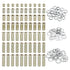 PATIKIL M10 Round Head Hollow Screw Bolts, 4 in 1 / 140Pieces Chandelier Fasteners with Round Head Nut