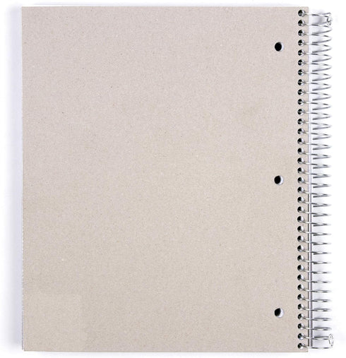 Mintra Office Durable Spiral Notebooks - 5 Subject, Arctic Ice, Wide Ruled, 1pk