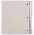 Mintra Office Durable Spiral Notebooks - 5 Subject, Arctic Ice, Wide Ruled, 1pk