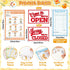 9PCS 4x6 30 TICIAGA Kids Pretend Play Notepads - In Playtime Pad Included Breakfast Dinner Desert Coffee Menu Notepad