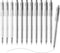 M&G Black Ink Gel Pens 0.5mm, Fine Point Retractable Pens, Japanese-Style Gel Pen for Office and School Supplies