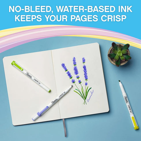 Sharpie S-Note Duo Highlighters | Dual Ended Pastel Creative Markers | Bullet & Chisel Tip for Highlighting, Drawing
