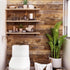 Yun-aeon Brown Wood Peel and Stick Wallpaper 17.3" x 120" PVC Self Adhesive for Wall Covering, Furniture, Kitchen DIY