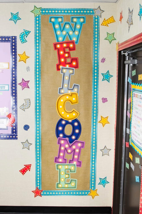 Teacher Created Resources Marquee Welcome Bulletin Board Display for Classroom or Office