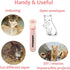 Kawaii Cat Paw Box Cutter, 2 pcs Mini Pocket Knife and Letter Opener for Cat Lovers, White Pink & White