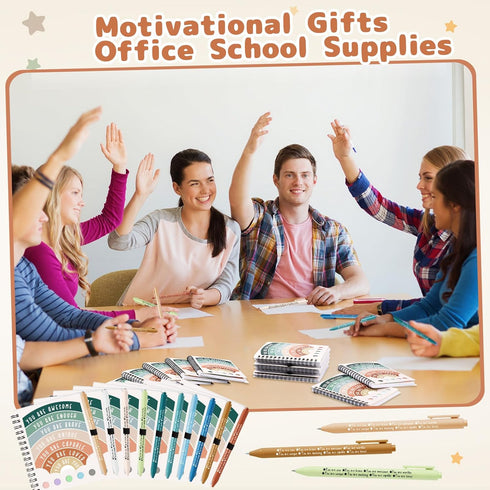 Janlaugh 20 10 10 Pcs Mental Health Gifts for Women Men Self Care Items Bulk Include Mental Health Notebooks