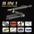 Multi-function Scribing Tool, Zinc Alloy Smart Scribe Tool with Solid Carpenter Pencil, DIY Scribe Tool woodworking, Gauge Scriber Line Maker, Measuring Tool with Scale, Black by Hmyl Easy