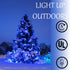 100 Count 26.9 Holiday Essence Blue LED Xmas String Light Green Wire Ft Incandescent Hanukkah Traditional Light
