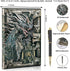 DND Dragon Notebook 3D Embossed Leather Journal with Black Ballpoint Pen &Pen Sleeve,A5 Vintage Travel Diary D&D Writing Notebook for Women&Men (Colorful) by LongLongJin