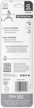 Zebra Pen G-402 Gel Pens 2-Pack, Black Ink, 0.5mm Fine Point, Stainless Steel Barrel, Comfortable Grip