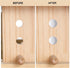 Jetec 100 Pieces 3/16" Plastic Plugs for Round Hole, Shelf Cap Cabinet Hole Cover Cupboard Shelf Pegs for Furniture