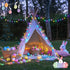 500 173ft 8 JMEXSUSS LED Easter Lights Outdoor Indoor, Multicolor Easter String Lights, Modes Pastel Light Plug