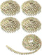 600 Count Sadnyy Coil Roofing Nails 3/4-1-1/4 in, Stainless Steel Siding Nails with Smooth Ring Shank (1-1/4 -inch x
