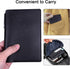 Wisdompro 2 Pack Journal Cover, PU Leather Notebook Cover for 3.5" x 5.5" Pocket Notebooks - Black