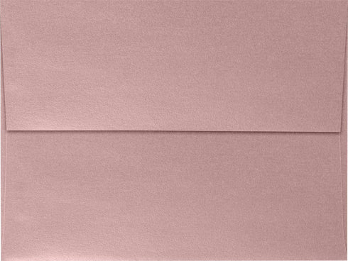 LUXPaper A6 Invitation Envelopes | Peel & Press | 4 3/4" x 6 1/2" | Misty Rose Metallic | 84lb. Text | 50 Qty