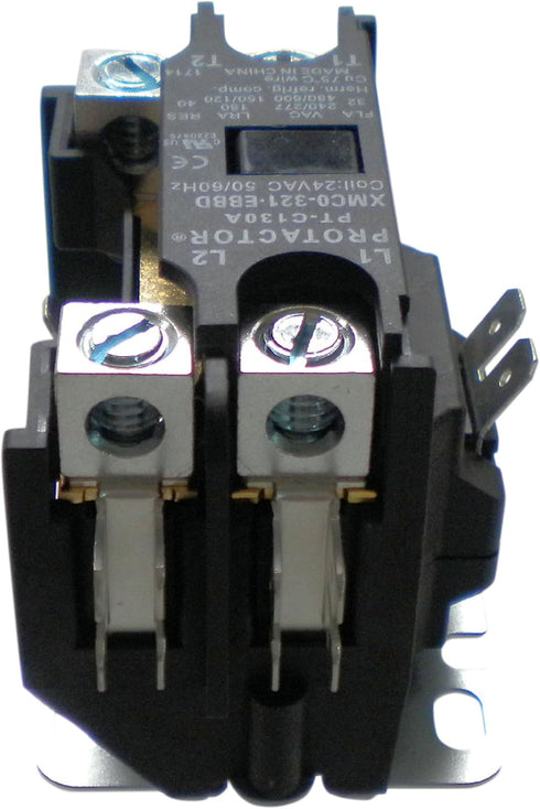 1 Pole 32 AMP Heavy Duty AC Contactor, Replaces Residential 1 Pole Models 30 Amps or Less