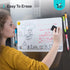 Magnetic Whiteboard for Fridge, 17x11 Inch Dry Erase Board, Refrigerator White Board, Magnetic White Board