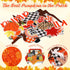 Pasimy 86 Pcs Fall Bulletin Board Decorations - Thanksgiving Classroom Cardboard Cutouts for Autumn Decor