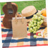 50pcs ABOOFAN Insulated Lunch Sack Thermal Insulation Bags Insulated Drink Carrier Nonwoven Milk Tea Bag Cup Carriers